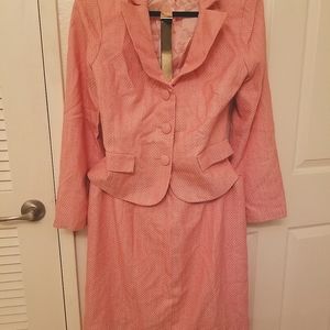 Agb blazer and skirt suit set blazer aize 10, skirt size 12